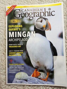 Canadian Geographic Mingan Archipelago Puffin Cover Nature Wildlife Issue Travel